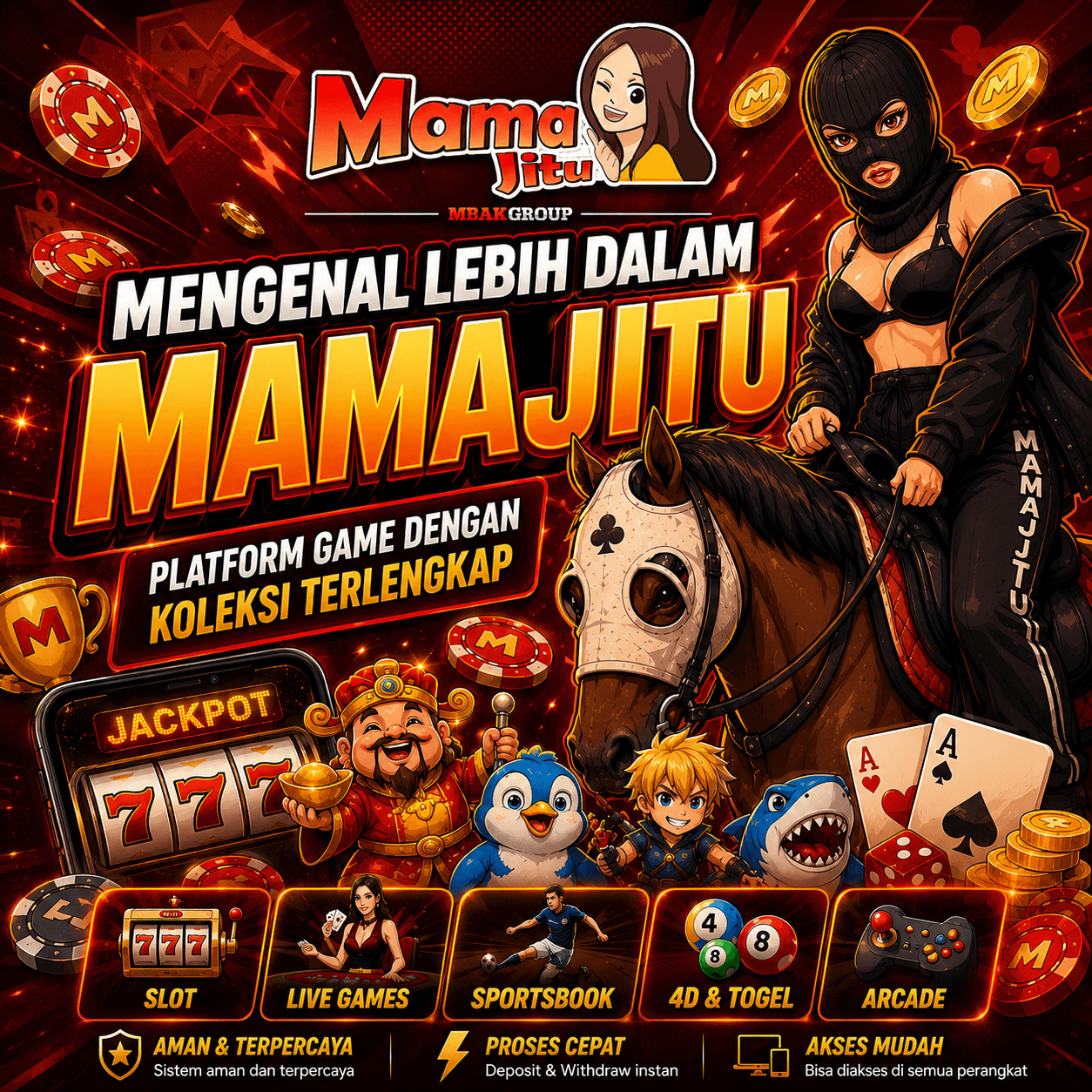 Mengenal lebih dalam Mamajitu Banner Mamajitu platform game dengan koleksi lengkap